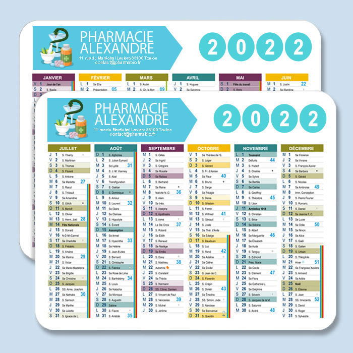 Calendrier personnalisé