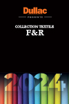 "couverture du catalogue "textile F&R 2024"
