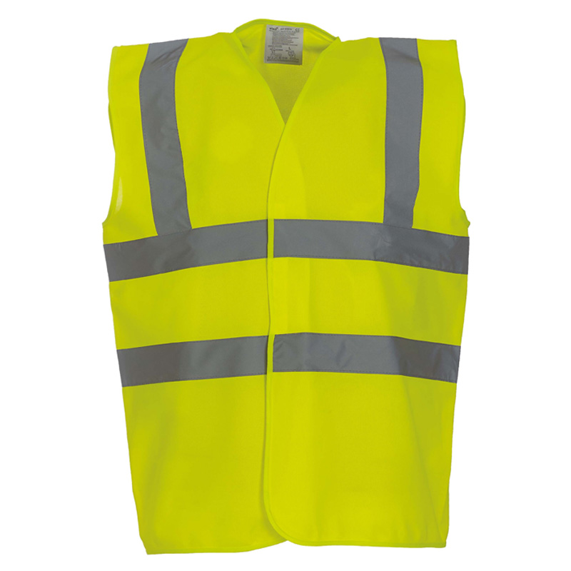 Gilet de sécurité couleur jaune fluo