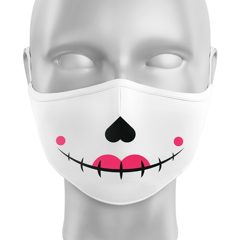 mannequin portant un masque personnalisé uns2 made in france