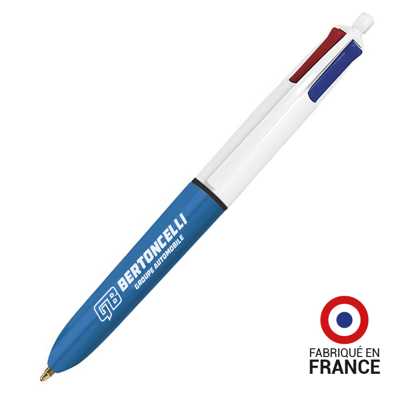 BIC® 4 Couleurs bille, personnalisable, avec votre logo, objet publicitaire