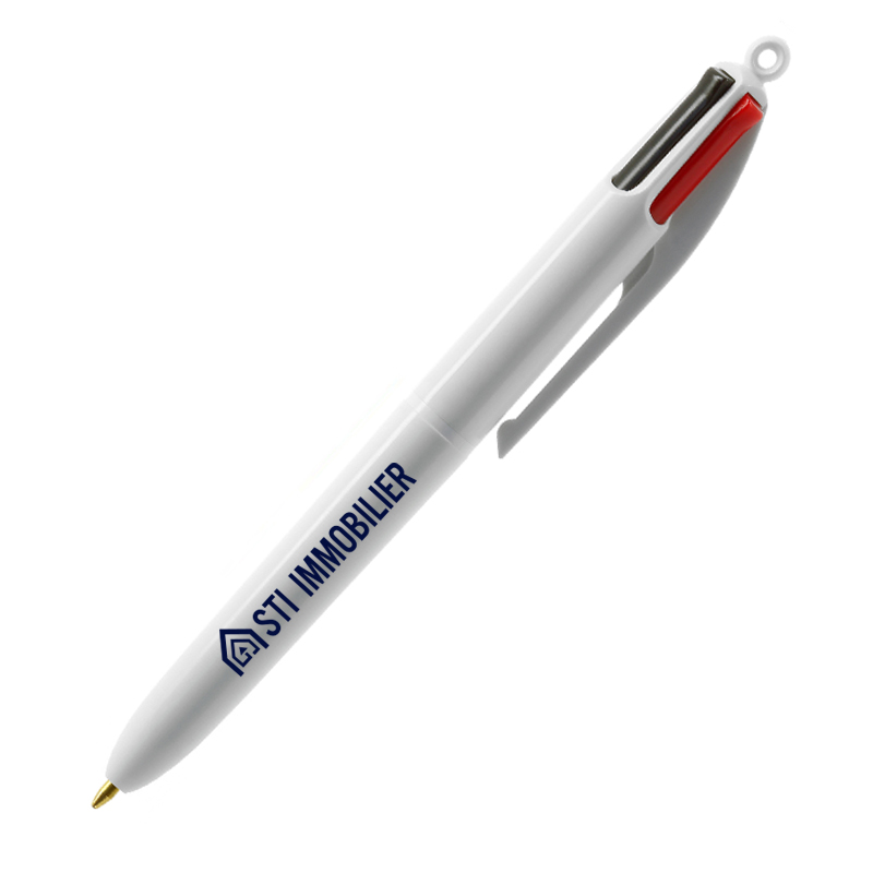 Stylo BIC 100% emblématique, Stylo 4 couleurs