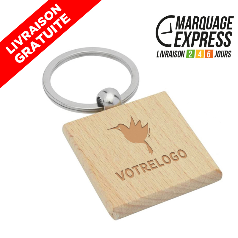 Porte clés personnalisés avec votre logo - Dès 48H Express