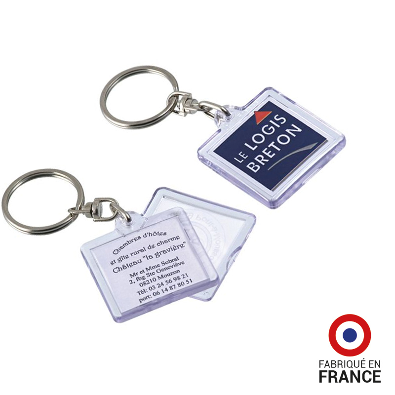 Porte-clés In My Delulu Era avec étiquette pression -  France