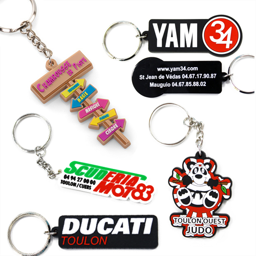 Porte-clés Souple PVC Logo R5 GT Turbo - Blanc - Dimensions 75x14x4 Mm - Accessoire Auto Rétro Et Collection