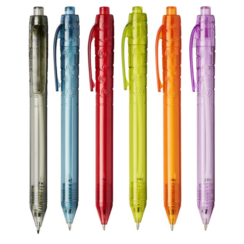 6 stylos recyclés personnalisables