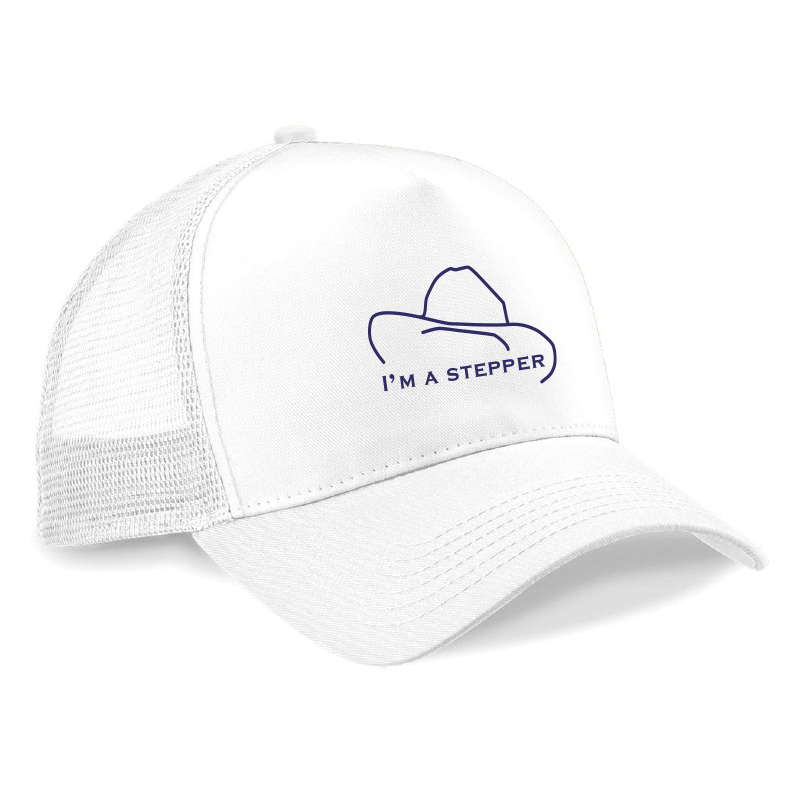 Casquette blanche personnalisée sur la face