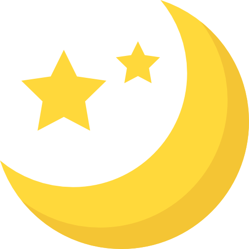 Confiez votre marquage publicitaire sur véhicule à dullac pour être visible 365 jours par an Illutsration de lune et étoiles